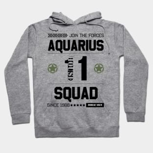 Zodiac Majesty Aquarius Squad Black Hoodie